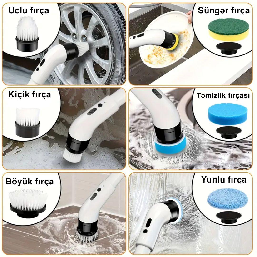 9-u 1-də Elektrikli Fırça